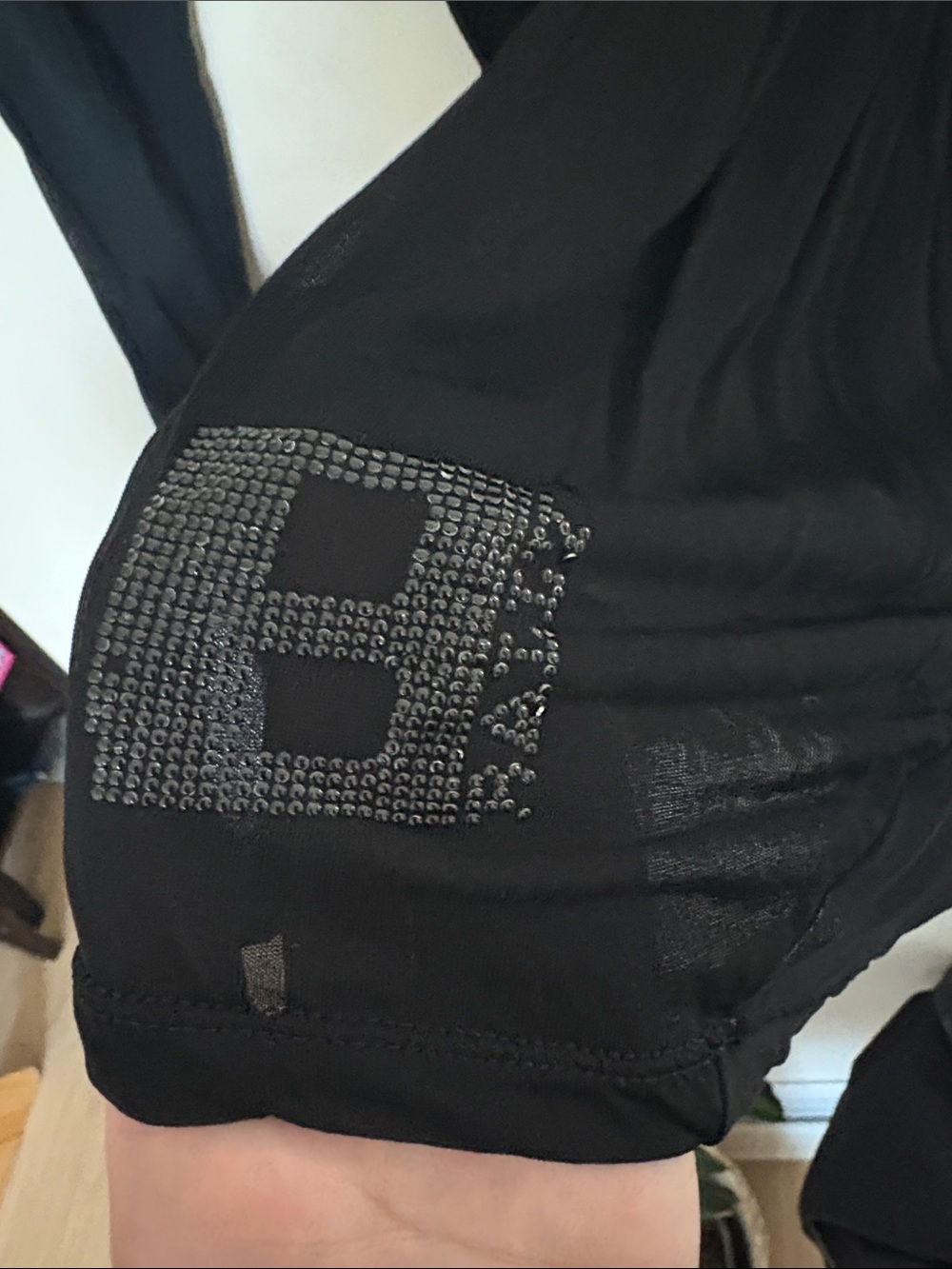 Bally Black Garment with Cream Woven Label